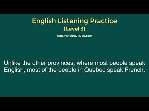 English Listening Practice Level 3